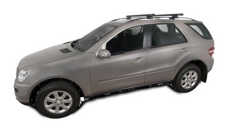 RHINO RACK BARRE HD 1375MM NERE CON PIEDI SX001