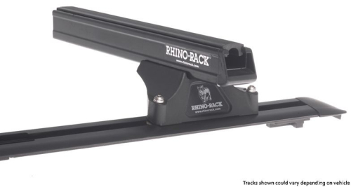 RHINO RACK KIT BARRE HD 1250MM NERE NISSAN D22 CON PIEDI