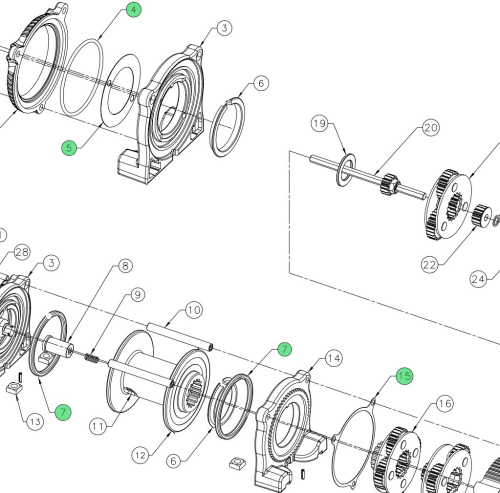 WARN KIT O-RING ATV 3.0