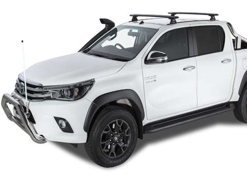 RHINO RACK KIT BARRE VORTEX 1260MM NERE HILUX DOPPIA CABINA DAL 2016 IN POI