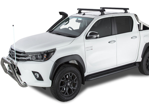 RHINO RACK KIT BARRE HD BARRE 1250MM NERE HILUX DOUBLE