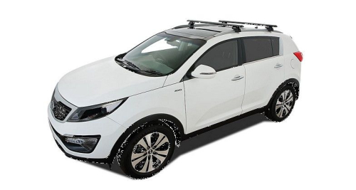 RHINO RACK KIT BARRE VORTEX 1260MM NERE PER KIA SPORTAGE/SORENTO