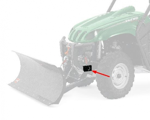 WARN KIT MONTAGGIO LAMA ANTERIORE YAMAHA RHINO