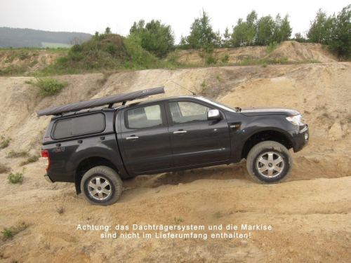 ARB HARDTOP FORD RANGER DAL 2012 AL 2019 DOPPIA CABINA CON VETRI LATERALI SCORREVOLI