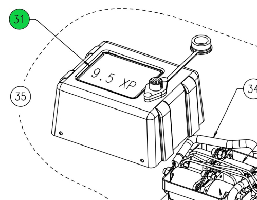 WARN RICAMBIO SCATOLA ESTERNA VERRICELLO 9.5XP
