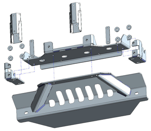 KIT MONTAGGIO VERRICELLO JEEP WRANGLER JL - JT