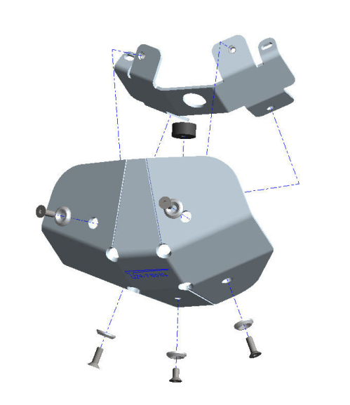 PROTEZIONE SOTTOSCOCCA DIFFERENZIALE JEEP JL DAL 2018 IN POI