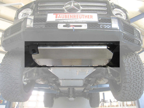 PROTEZIONE SOTTOSCOCCA ANTERIORE MERCEDES G500 DAL 2018 E G350D DAL 2019 IN POI ALLUMINIO 6MM