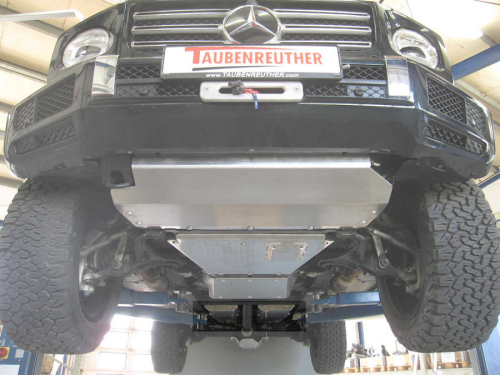 PROTEZIONE SOTTOSCOCCA SERBATOIO MERCEDES G500 DAL 2018 E G350D DAL 2019 IN POI ALLUMINIO 6MM