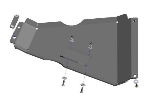PROTEZIONE SOTTOSCOCCA RIDUTTORE SUZUKI JIMNY FINO AL 2018 ALLUMINIO 6MM