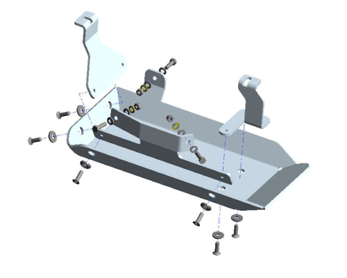 PROTEZIONE SOTTOSCOCCA SERBATOIO SUZUKI JIMNY DAL 2018 IN POI ALLUMINIO 6MM
