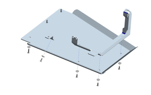 PROTEZIONE SOTTOSCOCCA CAMBIO E RIDUTTORE HILUX DAL 2016 IN POI DIESEL