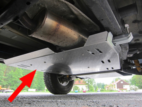 PROTEZIONE SOTTOSCOCCA CAMBIO VW AMAROK 2.0TDI ALLUMINIO 6MM