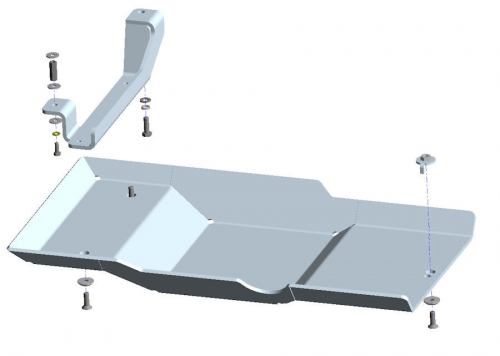 PROTEZIONE SOTTOSCOCCA SENSORI DELLO SCARICO DACIA DUSTER DAL 2018 IN POI MODELLI DIESEL