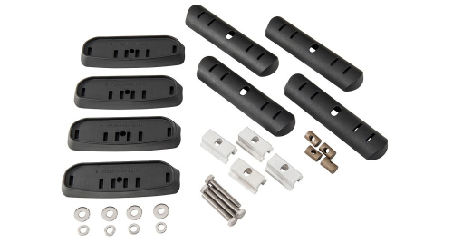 RHINO RACK KIT BARRE VORTEC 1060MM NERE CON PIEDI E GUIDE