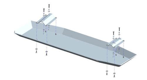 PROTEZIONE SOTTOSCOCCA SERBATOIO FORD RANGER DAL 2012 IN POI