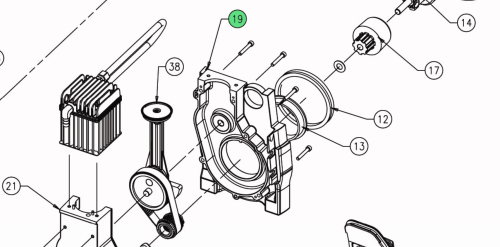 WARN SUPPORTO TAMBURO LATO MOTORE HD/HP