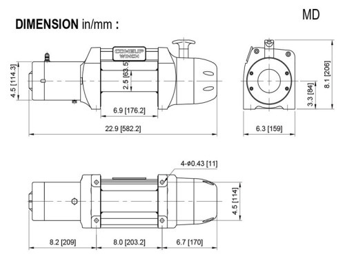 COME UP VERRICELLO SEAL MADX 8.0s MD 12V SENZA CAVO