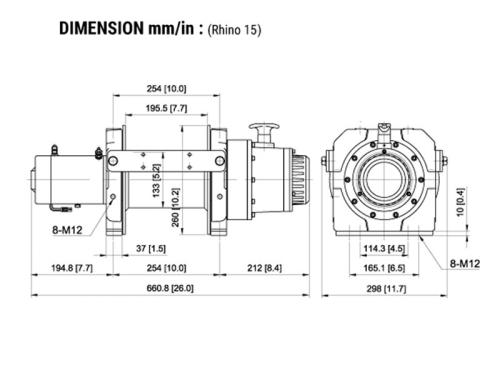 COME UP VERRICELLO RHINO 15 24V