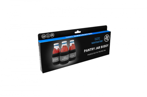 NAVIGATOR CUSTODIA PROTETTIVA PER BARATTOLI IN VETRO (3PZ) 35 X 11 CM