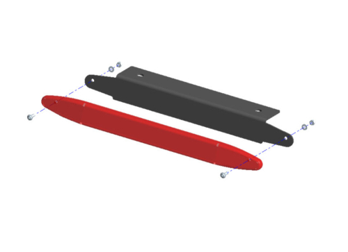 MULI-RACK TERZO STOP PER SISTEMA PORTANTE CON PORTAPACCHI, BARRE VORTEX E BARRE HD