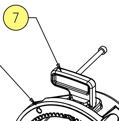 WARN LEVA SBLOCCO A PALETTA