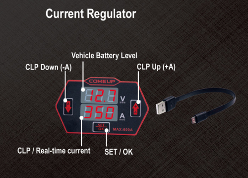 COME UP REGOLATORE DI CORRENTE