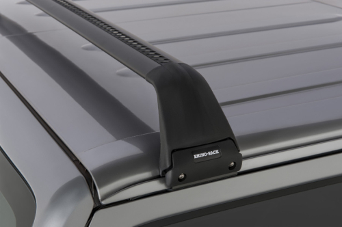 RHINO RACK KIT 2 BARRE VORTEX NERE PER JEEP JK PASSO CORTO