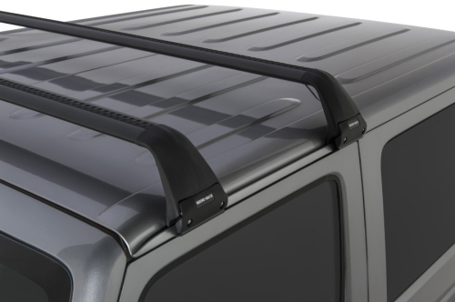 RHINO RACK KIT 2 BARRE VORTEX NERE PER JEEP JK PASSO CORTO
