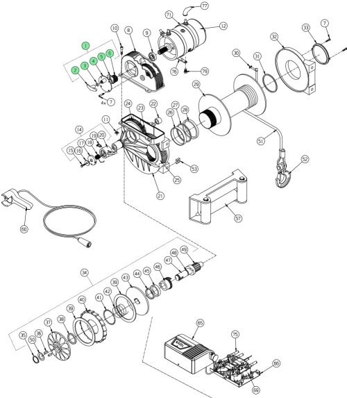 WARN LEVA SGANCIO 8274