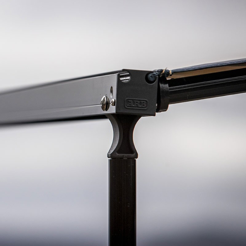 ARB TENDALINO 2.5 X 2.5 MT CON LUCI INCLUSE - COPERTURA IN ALLUMINIO NERO