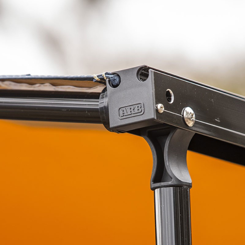 ARB TENDALINO 2.5 X 2.5 MT CON LUCI INCLUSE - COPERTURA IN ALLUMINIO NERO