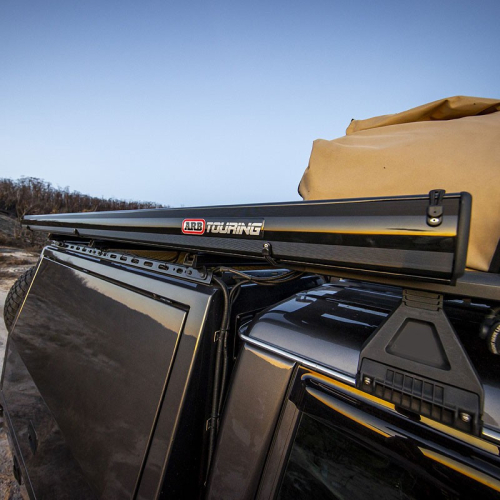 ARB TENDALINO 2.5 X 2.5 MT CON LUCI INCLUSE - COPERTURA IN ALLUMINIO NERO