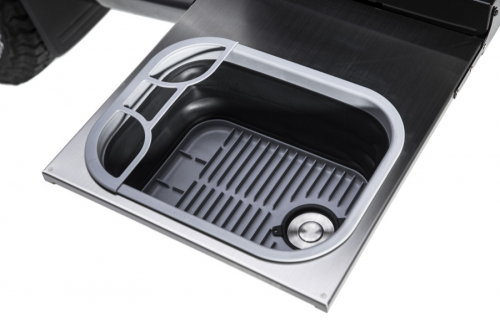 ARB CUCINA SCORREVOLE GRANDE COMPLETA DI CASSETTO, LAVELLO E PIANO COTTURA