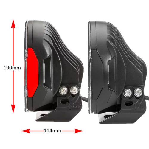 ARB FANALI A LED SOLIS COMBO COPPIA CON CABLAGGIO - 21 LED