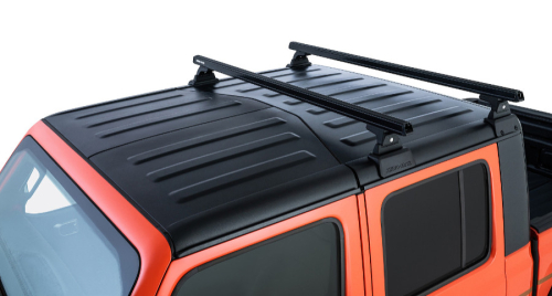 RHINO RACK KIT COMPLETO COPPIA BARRE HD 1500 MM NERE CON BACKBONE  E PIEDI RLT600 PER JT