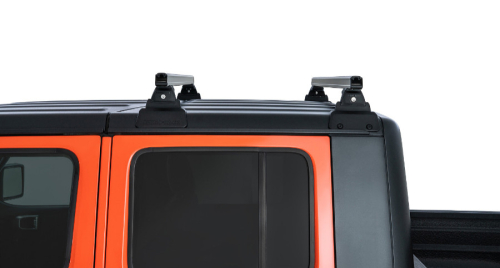 RHINO RACK KIT COMPLETO COPPIA BARRE HD 1500 MM NERE CON BACKBONE  E PIEDI RLT600 PER JT