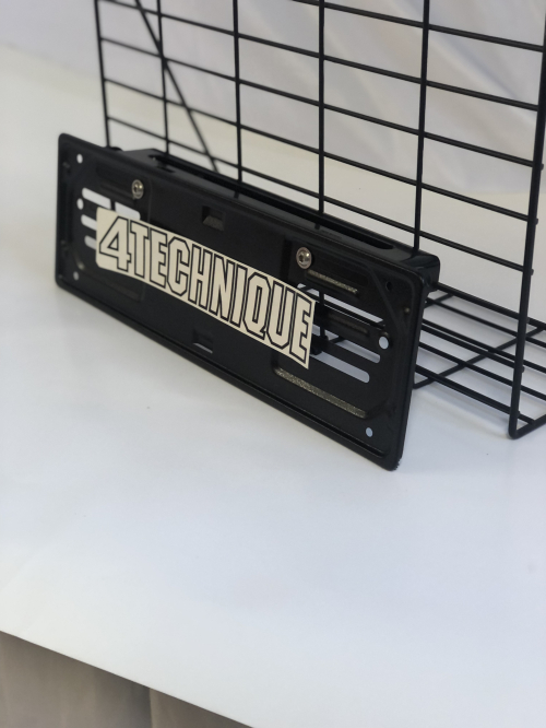 PORTA TARGA BRANDEGGIABILE PER PARAURTI ANTERIORE