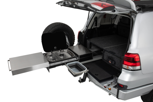 ARB CUCINA SCORREVOLE PICCOLA COMPLETA DI CASSETTO, LAVELLO E PIANO COTTURA