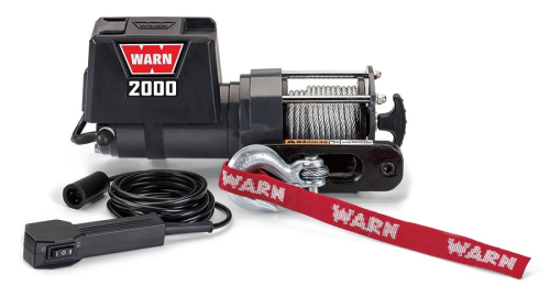 WARN VERRICELLO DA LAVORO SERIE WORKS 2000 DC 12V - CAPACIT&Aacute; DI TIRO 907 Kg