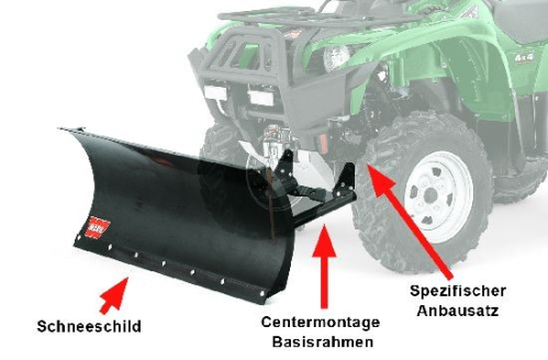 WARN KIT BRACCI PALA NEVE RECEIVER 2010