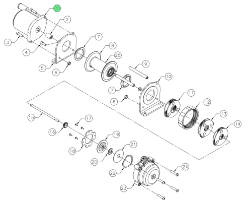 WARN MOTORE 12V. 1,5 XT-RT SERIE