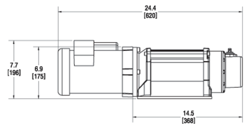 WARN VERRICELLO DA LAVORO AC 3000 115 /230 V