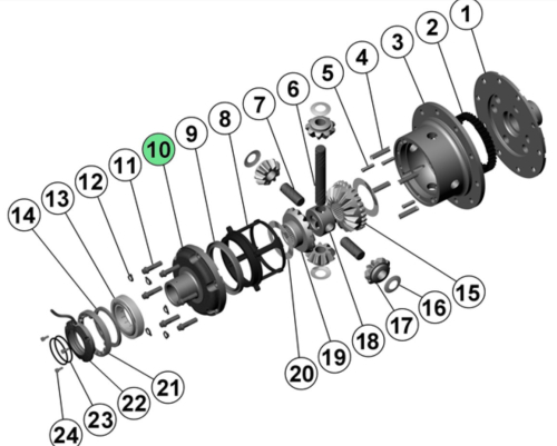 ARB CASSA DIFFERENZIALE RD118