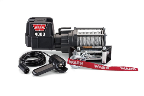 WARN VERRICELLO DA LAVORO SERIE WORKS 4000 DC 12V - CAPACIT&Aacute; DI TIRO 1814 KG