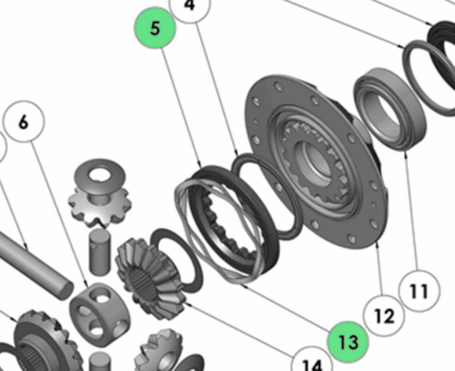 ARB CLUTCH GEAR H TYPE WAVE SPRING INCLUSO