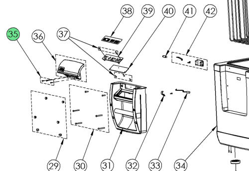 ARB RICAMBIO KIT VITI PER LA CHIUSURA FRIGO
