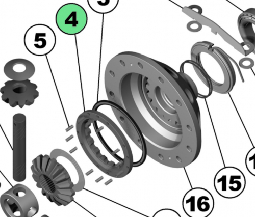 ARB CLUTCH GEAR K TYPE WAVE SPRING INCLUSO