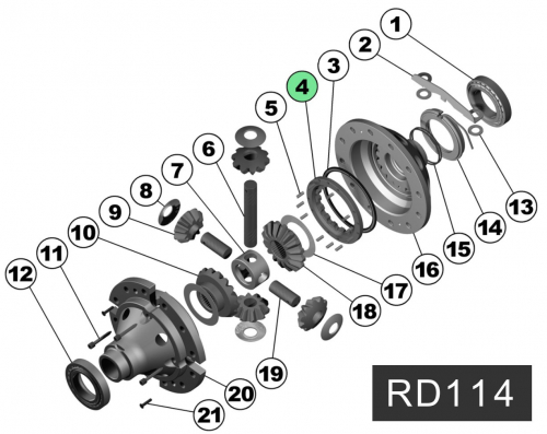 ARB CLUTCH GEAR K TYPE WAVE SPRING INCLUSO