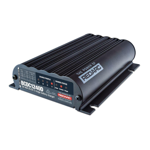 REDARC CARICATORE BATTERIA DUAL INPUT 12V 40A